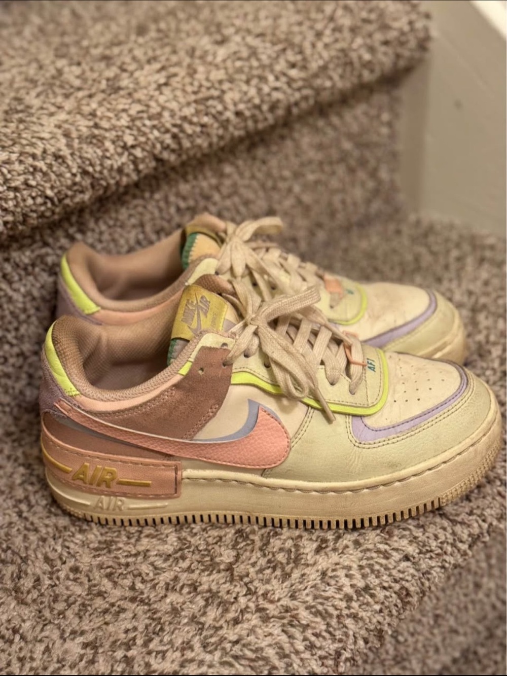 Pastel Nike Air Force 1s